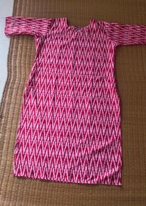 Stylish Red &amp; Pink  Print Kurta
