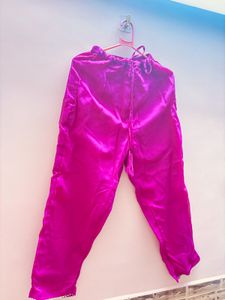Vibrant Pink Embroidered Sleeve