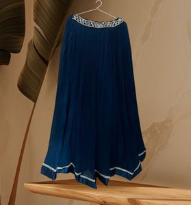 Elegant Blue Lehenga Choli (free size )