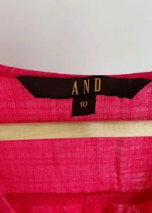 Boxy Fit Hot Pink Top