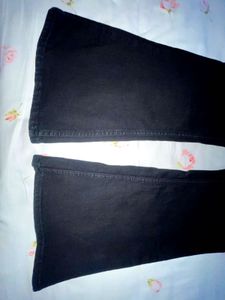 Flared Black Jeans
