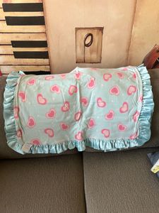 Heart Print Baby Blanket