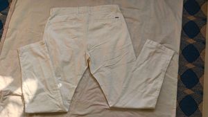 Cream Chino Pants