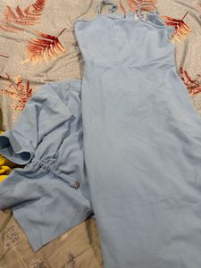 Elegant Light Blue Co-ord Set