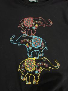 Elephant Print Sweatshirt
