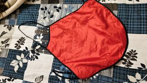 Red Embroidered Halter Top