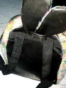 Sparkling Sequin Floral Backpack