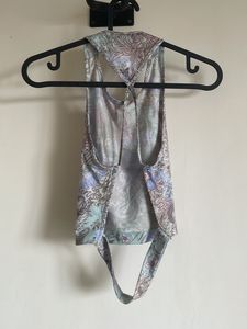 Backless Crop Top from Bershka