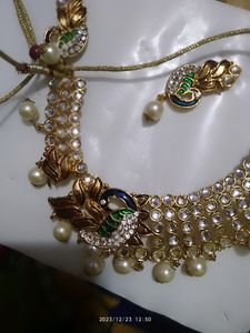 Zaveri Pearls Peacock Choker Set