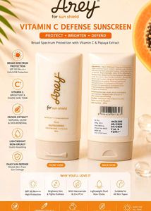 Arey Vitamin C Defense Sunscreen SPF 50 PA++++