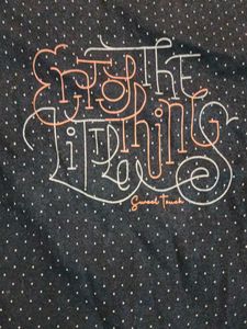 Black Graphic Print T-Shirt