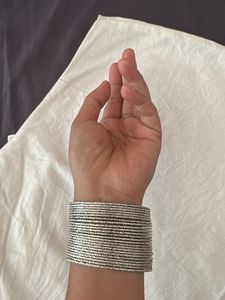 Set of Silver Tone Bangles