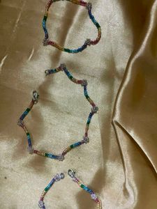 Rainbow Beaded Bracelets