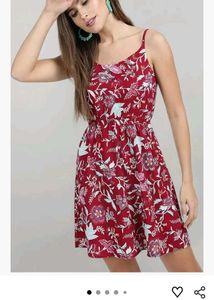 Floral Print Mini Dress