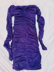 Sparkling Purple Party Dress