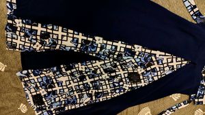 Elegant Navy Blue Ethnic Gown