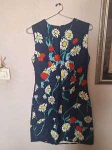 Floral Print Sleeveless Dress
