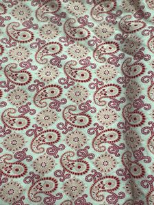 Y2k Cute Pink Paisley Print top