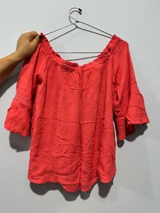 Chic Off-Shoulder Bell Sleeve Top