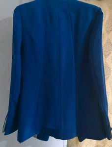 Bright Cobalt Blue Open Front Blazer