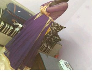 Designer Kurta Set with Dupatta and golden palazzo