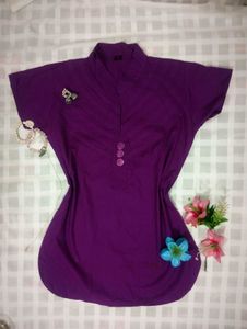 Stylish Purple short Kurti !