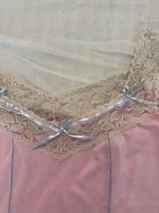 Coquette Pink Lace Trim Cami Top