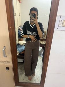 chic H&amp;M brown jeans