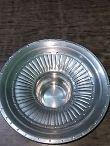 Vintage Metal Hubcap