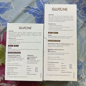 Serum And Toner Combo Glutone