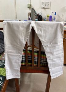 Classic White Denim Jeans