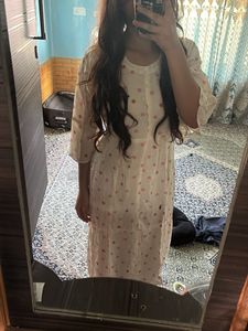 white floral dress women