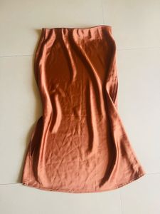 Satin Midi Skirt