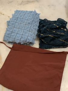 Dupatta combo 2 and 1 free nakab