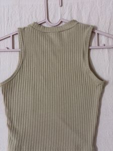 Ribbed Sleeveless Tank Top