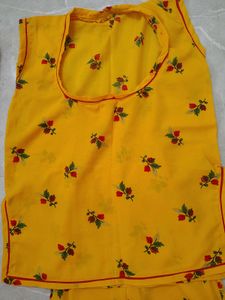 yellow rajasthani suit