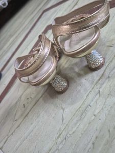 Gold Embellished Flats