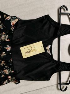 Floral Jumpsuit with Wide Legs