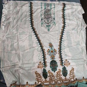 new Beautiful White Kurta Set