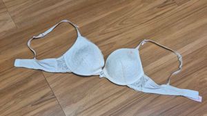 Hunkemoller Lace Detail Padded Bra