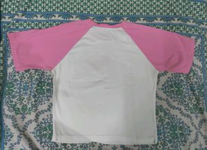 Cute pink colour crop top