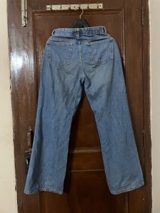 Classic Blue Wide Leg Jeans