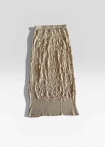 Vintage Crochet Lace Maxi Skirt