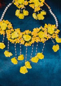 sunflower🌻" haldi jwellery set "💛