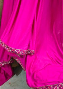 🩷 Ready to wear indo western saree dress party