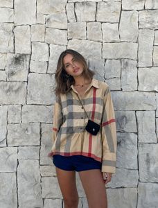 Burberry Check Tunic Top