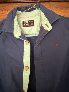 Men's Classic Blue Long Sleeve Shirt