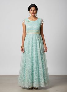 Elegant Mint Green Maxi Dress
