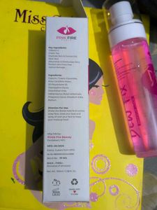 Pink Fire Dew Fix Makeup Lock Spray