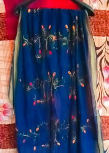 Beautiful Navy Blue Coloured Duppata